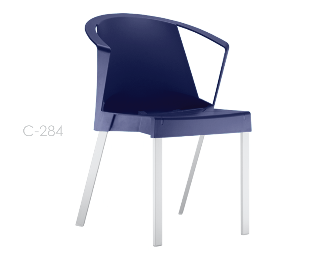 Cadeira Shine C-284 azul 1 Piovezana