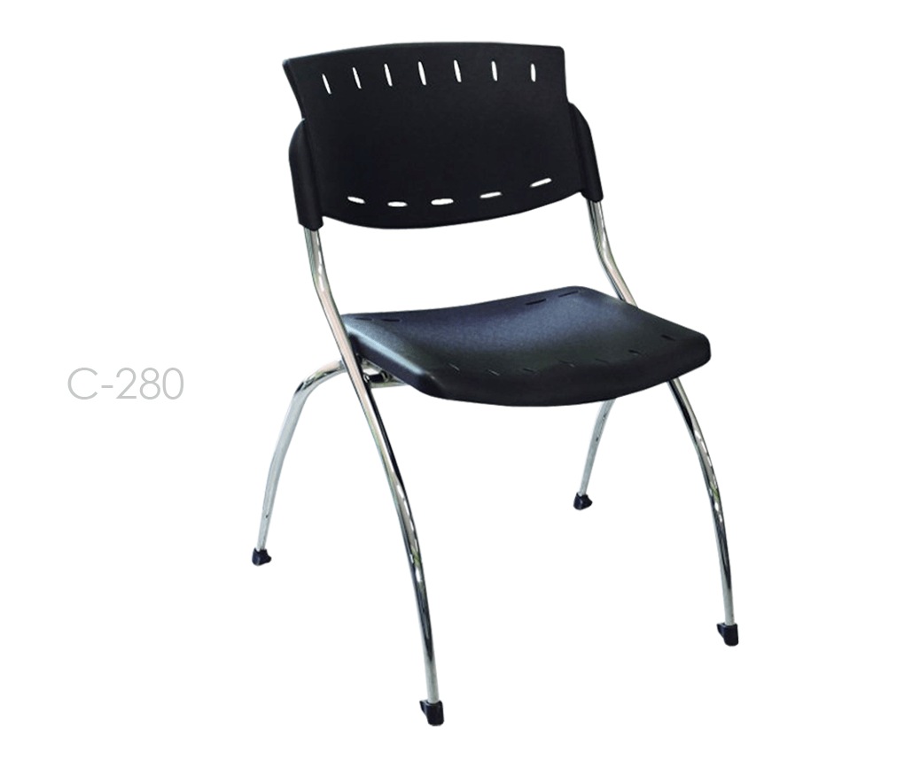 Cadeira Tender C-280 preta Piovezana